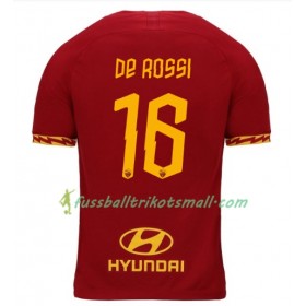 Fußballtrikots AS Rom DE Rossi 16 2019-2020 Kurzarm Heimtrikotsatz kaufen